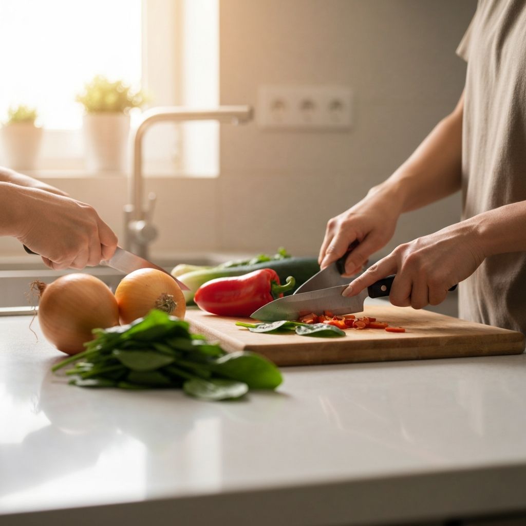 Gesunde Mahlzeit zubereiten